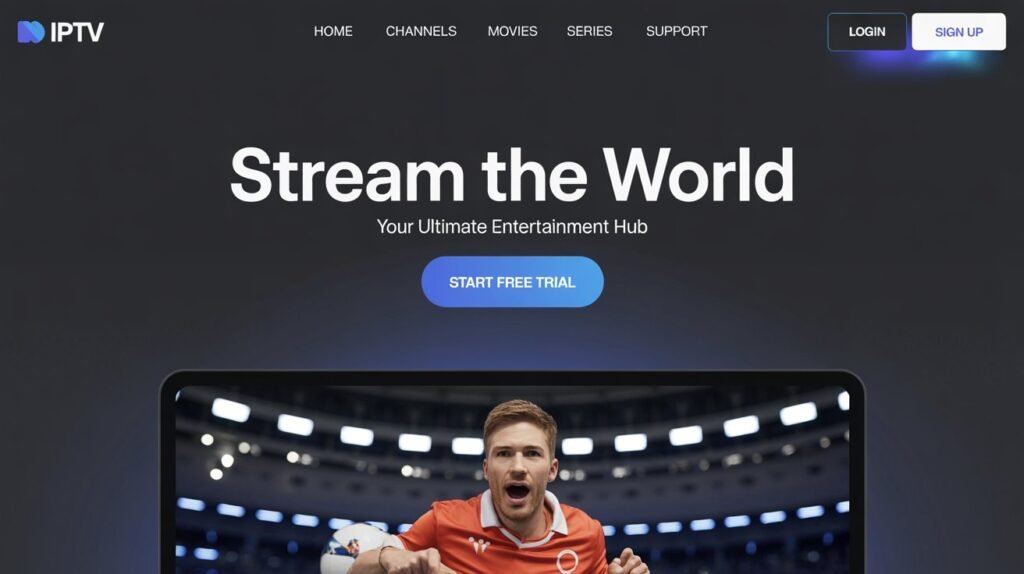 IPTV web player